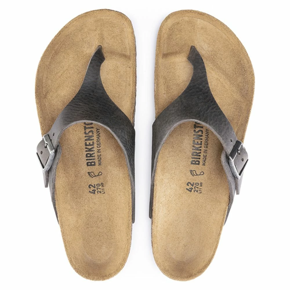 Birkenstock Men's Como Nubuck Leather In Camberra Iron - Image 3
