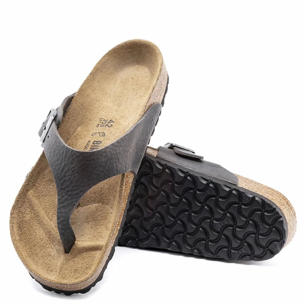 Birkenstock Men's Como Nubuck Leather In Camberra Iron - Image 4