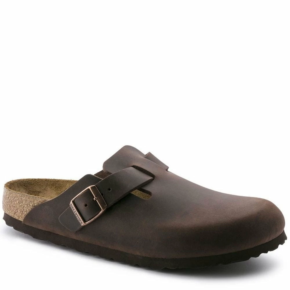 Birkenstock Women's Boston Oiled Leather In Habana (Narrow Width) - Image 3