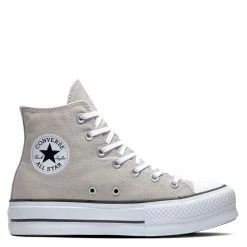 Converse Women's Chuck Taylor All Star Lift Platform Hi In Papyrus/Black/White
