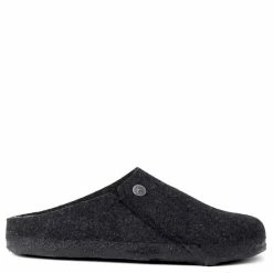 Birkenstock Women's Zermatt Shearling Wool Felt In Anthracite (Narrow Width)