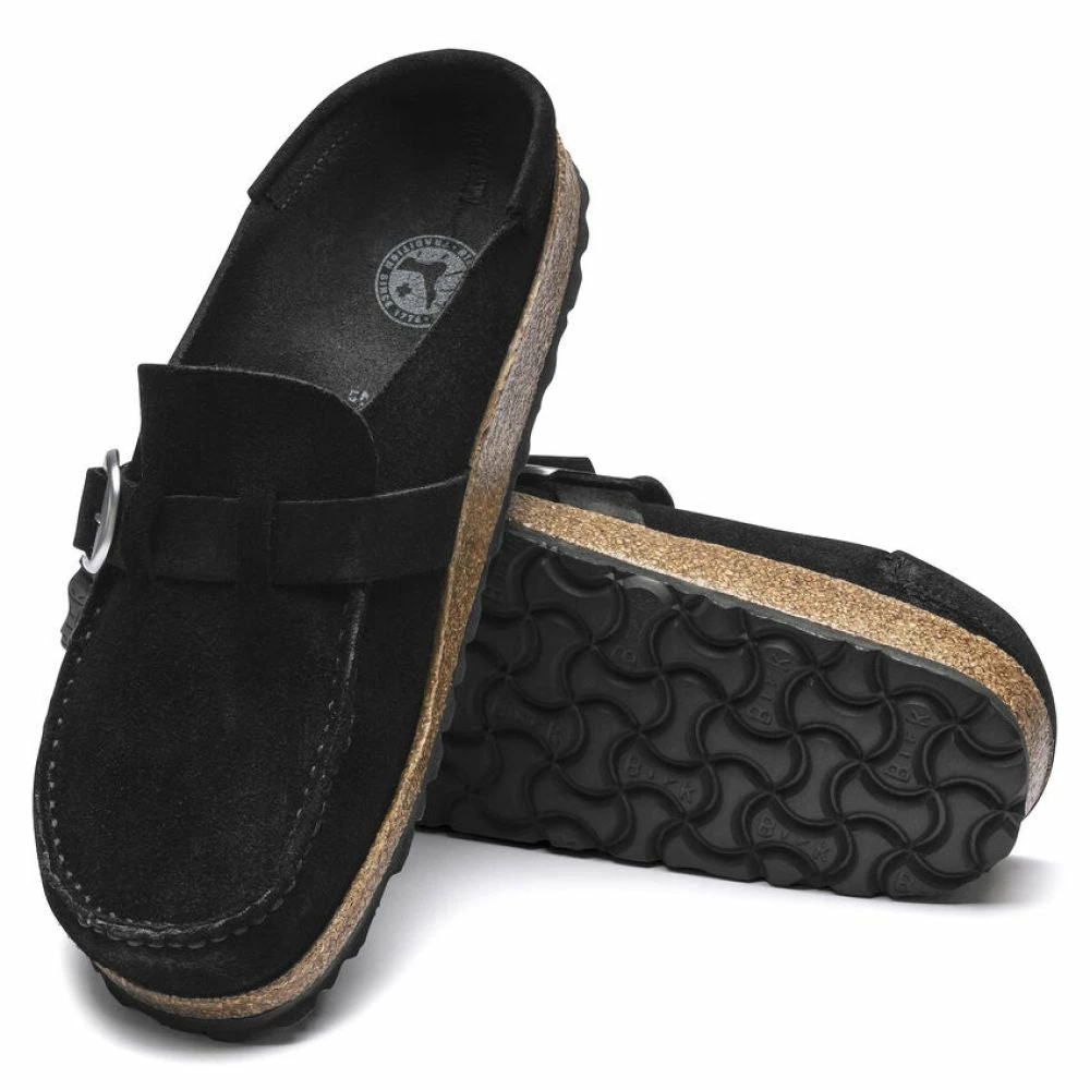 Birkenstock Buckley Suede Leather In Black (Narrow Width) - Image 3