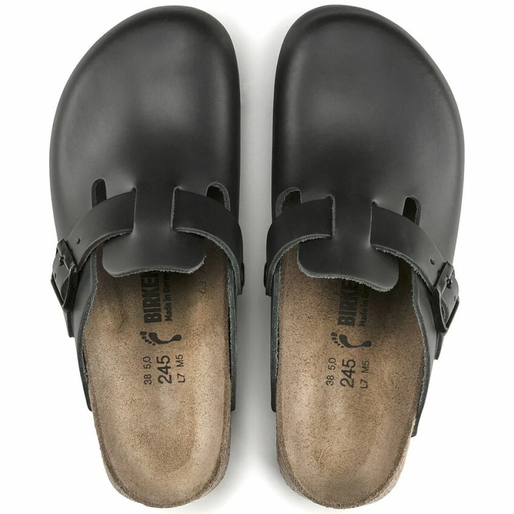 Birkenstock Boston Super Grip In Black - Image 4