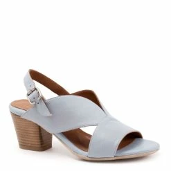Bueno Women's Chloe Heeled Sandal II In Powder Blue