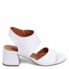 Miz Mooz Women's Bonnette Heeled Sandal In White