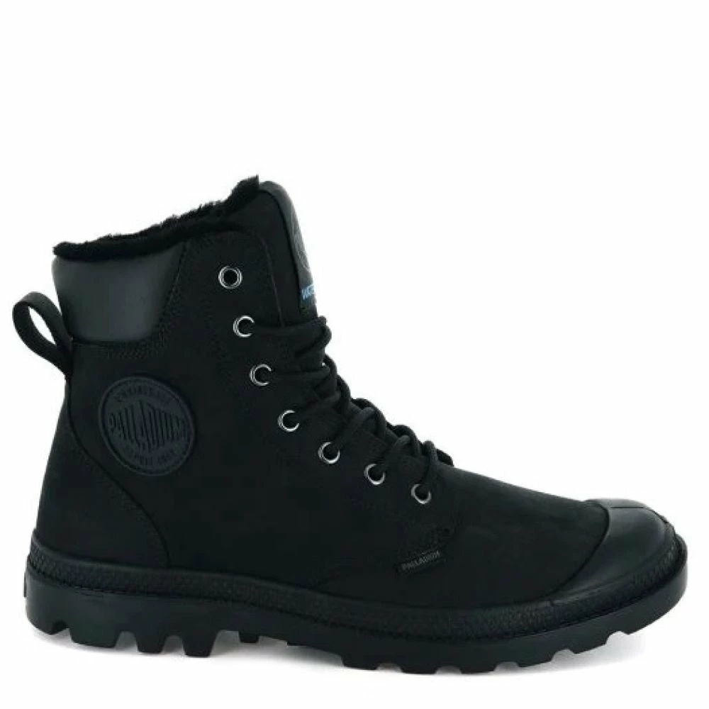 Palladium Pampa Sport Cuff WPS In Black/Black
