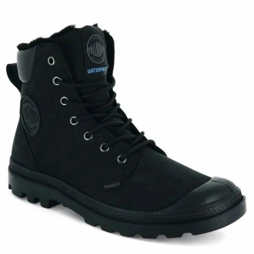 Palladium Pampa Sport Cuff WPS In Black/Black - Image 2