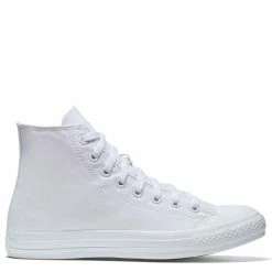Converse Chuck Taylor All Star Mono Canvas High Top In White Monochrome