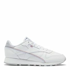 Reebok Men's Classic Leather In Ftwr White/Vector Blue