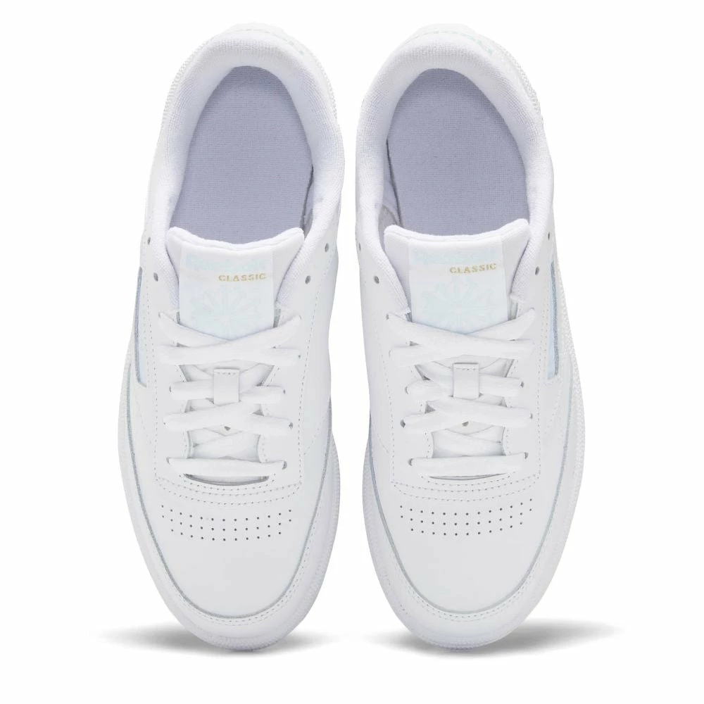 Reebok Women's Club C 85 In Ftwr White/Glass Blue - Image 3
