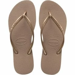 Havaianas Women's Slim Flip Flop In Rose Gold