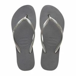 Havaianas Women's Slim Flatform Flip Flop In Steel Grey