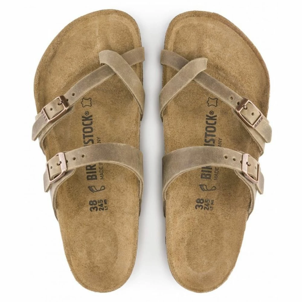 Birkenstock Women's Mayari Oiled Leather In Tobacco Brown - Image 3