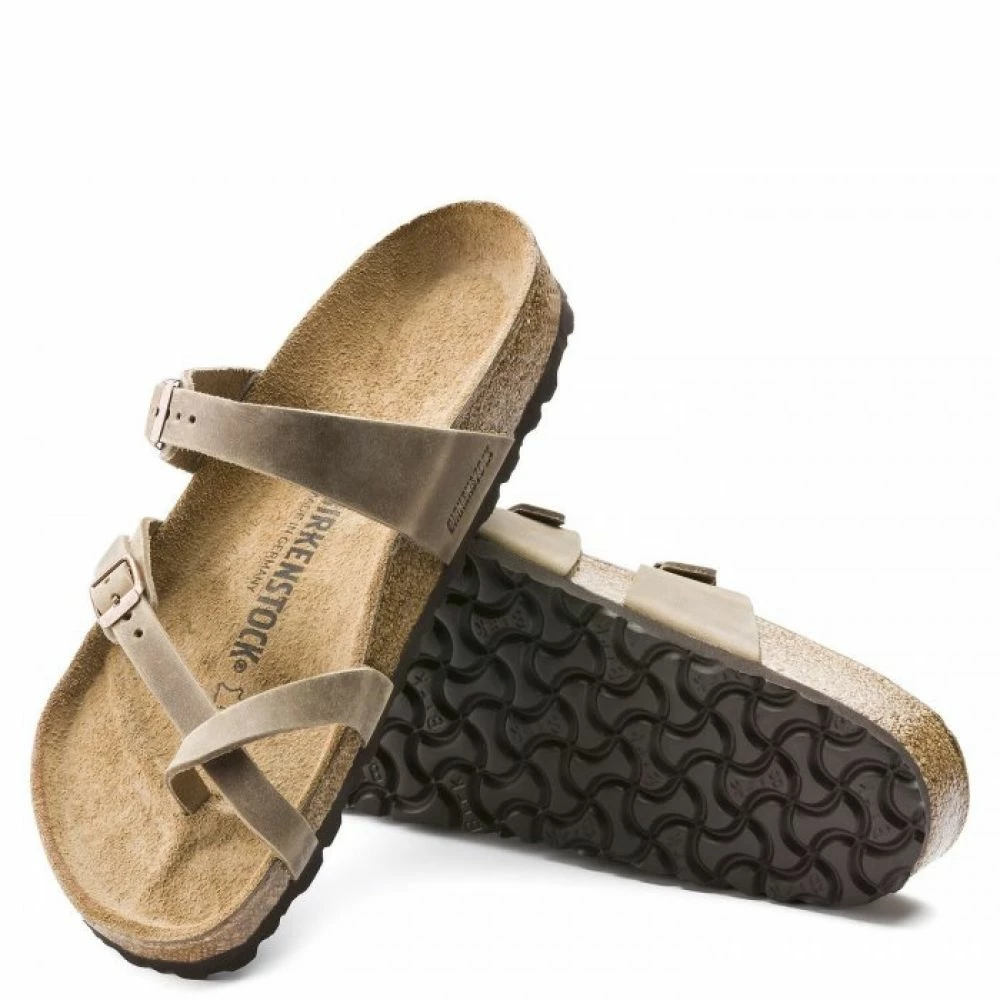 Birkenstock Women's Mayari Oiled Leather In Tobacco Brown - Image 4