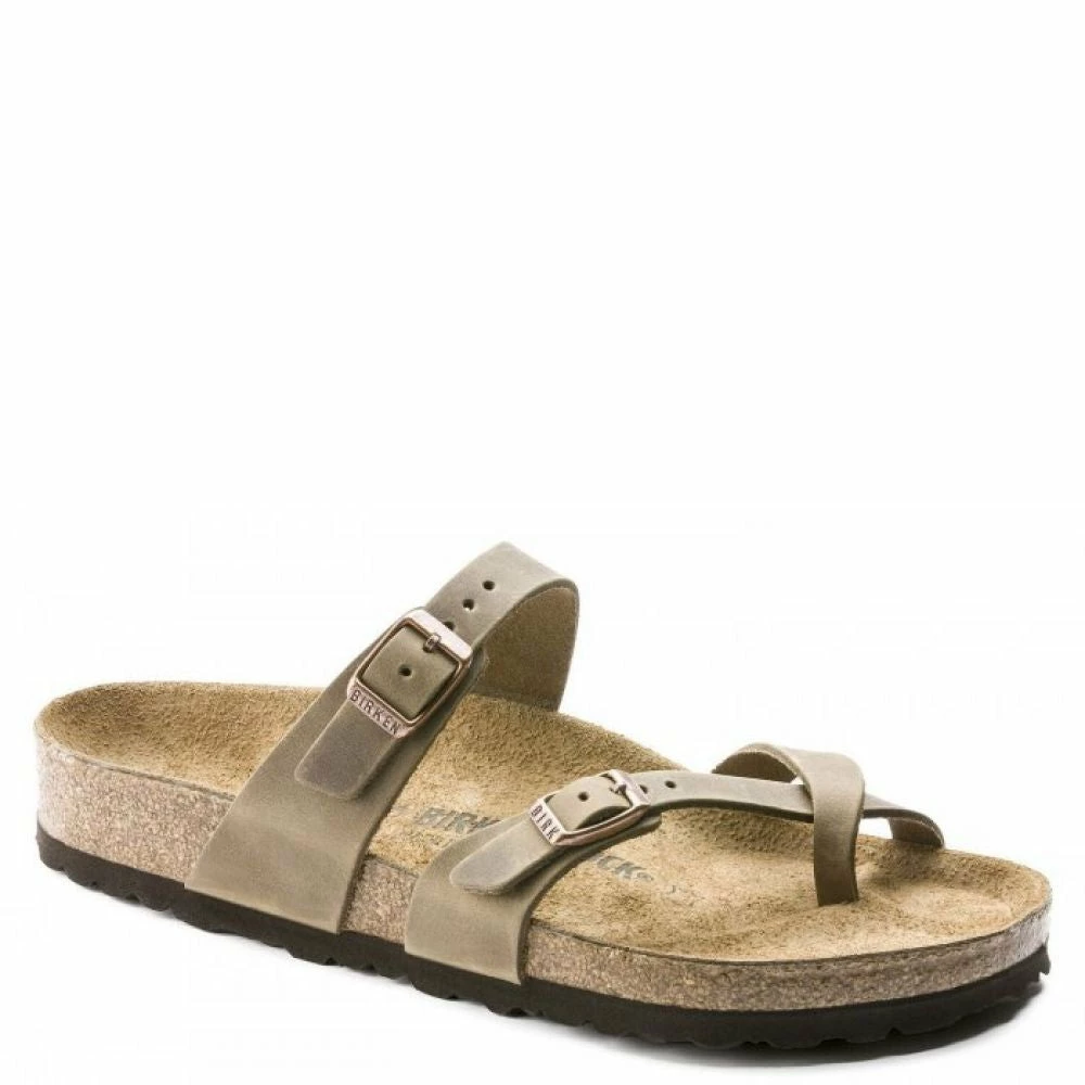 Birkenstock Women's Mayari Oiled Leather In Tobacco Brown - Image 5