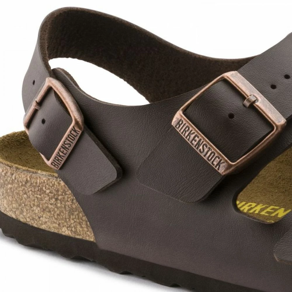 Birkenstock Milano Birko-Flor In Dark Brown - Image 3