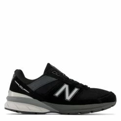 New Balance Men's Made In US 990v5 In Black With Silver