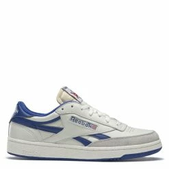 Reebok Men's Club C Revenge Vintage In Chalk/Collegiate Royal/Excellent Red