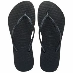 Havaianas Women's Slim Flip Flop In Black