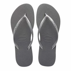 Havaianas Women's Slim Flip Flop In Steel Grey