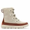 Sorel Women's Explorer II Joan Boot In Chalk/Wood