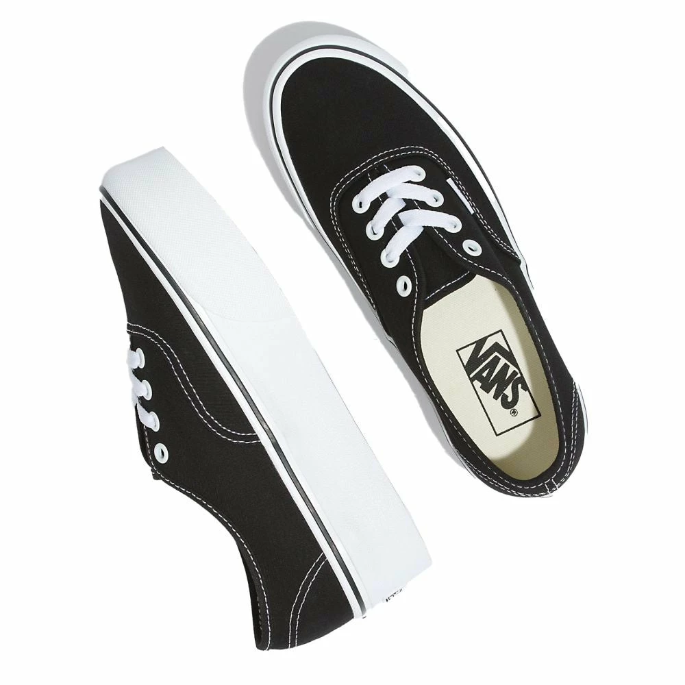 Vans Women's Authentic Stackform In Black/White - Image 2