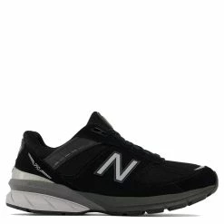 New Balance Women's Made In US 990v5 In Black With Silver