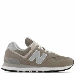 New Balance Women's 574v3 In Grey With White